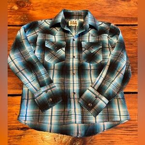 Ely Cattleman Blue Plaid Shirt